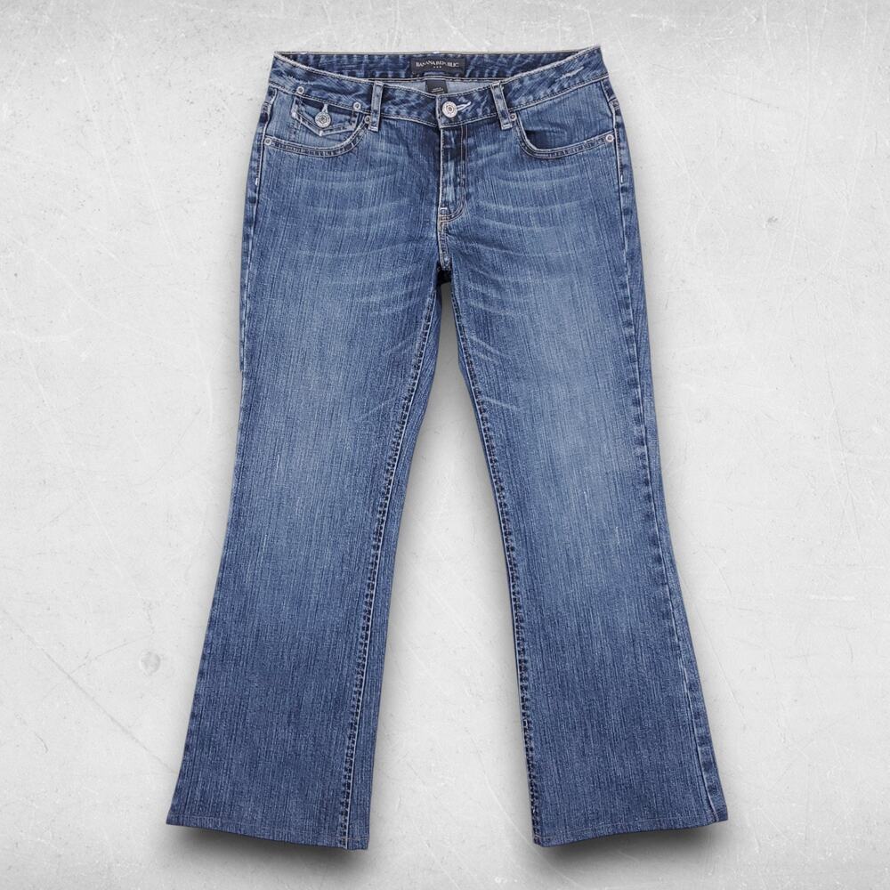 Banana Republic Classic Bootcut Jeans Women 6 Blue Cowgirl Chic Retro Rodeo
